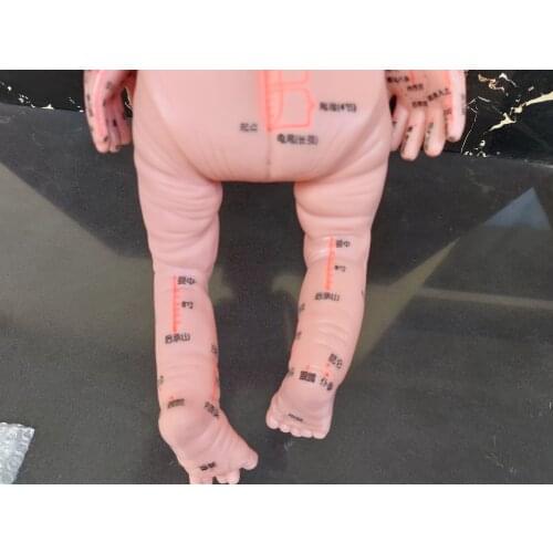 Infant Baby Care Baby Model Realistic Reborn Child Care Doll Fetal baby training massage Acupuncture points simulation baby boy