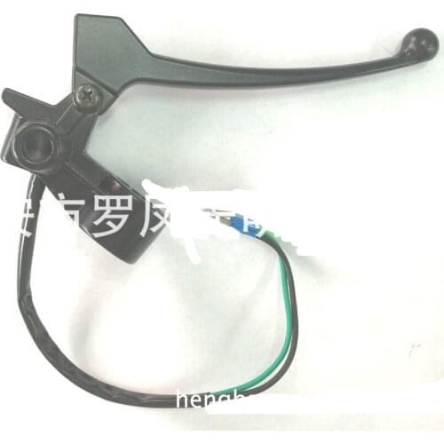 Handlebar with mirror seat C110 drum brake handle of curved beam motorcycle 110 support assembly Drum brake lever assembly