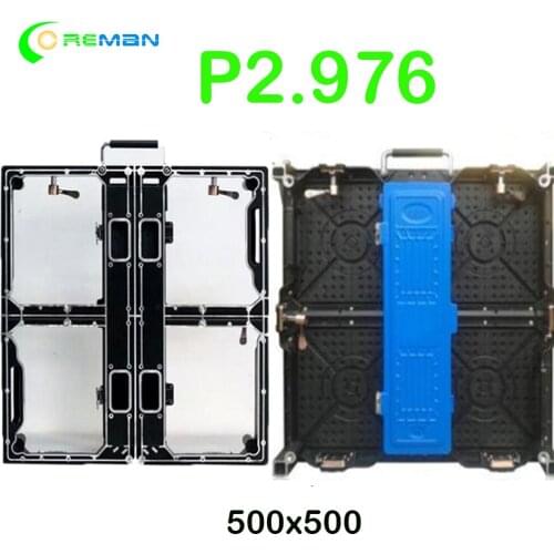 Stage Background Indoor Led Panel With Nova Control System 500x500 P2.976 rental led screen advertising empty cabinet