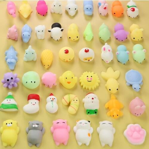 2021 Squishy Soft Toy Relax Pressure Gift Cute Animal Antistress Ball Abreact Sticky Shape Slow Rising Anti Stress Relief Toys