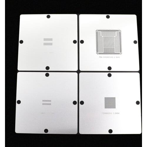 90*90mm PS4 BGA reballing stencils game console IC reball station solder ball steel template