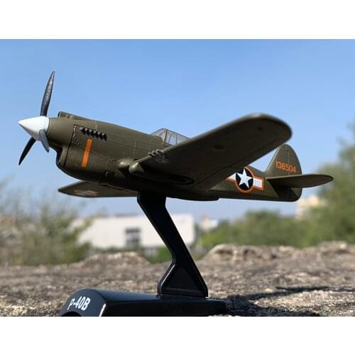 P-40 model 1/90 scale WWII Navy Army American USA P40B P-40B airplane models adult children toys for display show collections