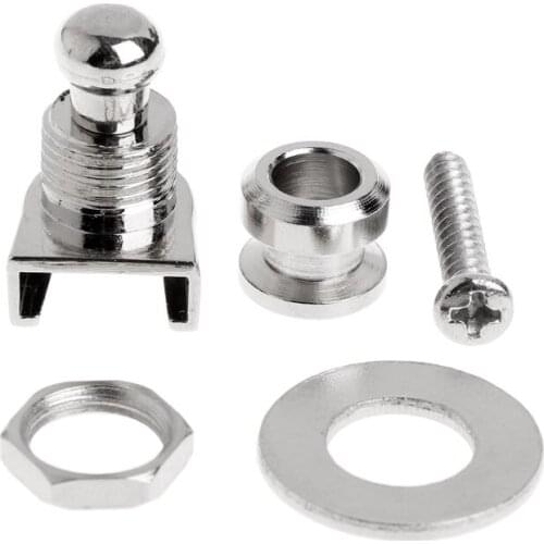 New 1Pc High Quality Guitar Chrome Bass Round Head Strap Locks for Gibson 2020