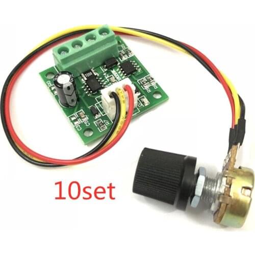 10set/lot NEW PWM DC motor governor 1.8V 3V 5V 6V 12V 2A speed control module 1803BW