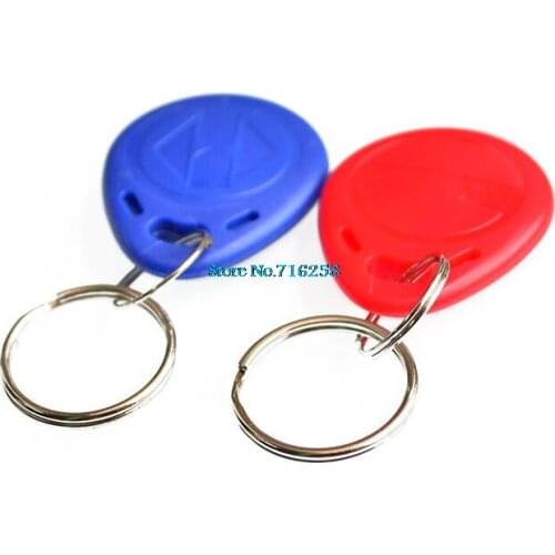 10pcs 125khz RFID Proximity ID Token Key Tag Keychain Waterproof New