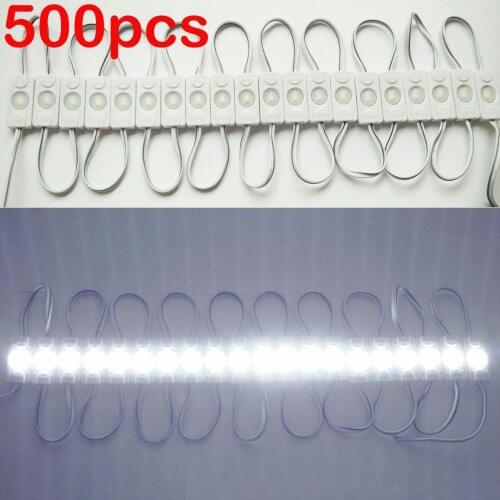 FREE DHL 500pcs/lot Korea Samsung chip 1.5W 2835 SMD LED Module,DC12V advertising light 3 years warranty