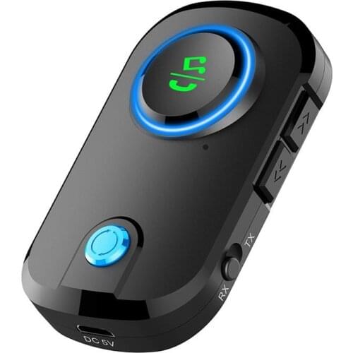 Wireless o Adapter Converter Car Bluetooth 5.0 Stereo MP3 Player Transmitter Receiver