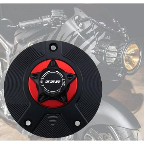 For KAWASAKI ZZR 1400/1200/600 GTR CONCOURS 14 Motorcycle Quick Release Cover Gas Fuel Tank Cap