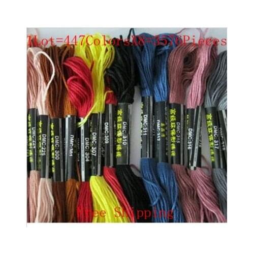 Discount Shop Cross Stitch Thread 1Lot=3576 Skeins Similar DMC Thread Free Shipping