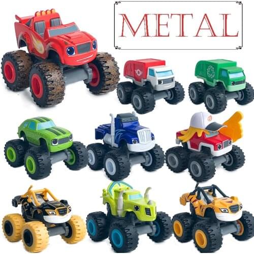 METAL Diecast Blazer Car Toys Russian Miracle Crusher Truck Vehicles Figure Toys For Children Birthday Gifts Kid Boy Toys
