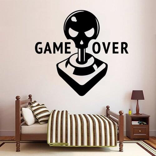 Cartoon Game Wall Decal Living Room Removable Mural Kids Room Nature Decor Vinyl Mural Decal