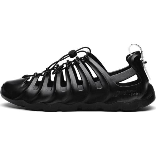 Gladiator leather mens 2020 summer sandal for rubber male shoes sport sports korean beach trekking man casual sandel men roman