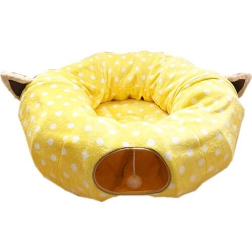 Cross-boundary exclusively for cat toys, folding cat tunnel, cat tunnel, rolling ground pet toys