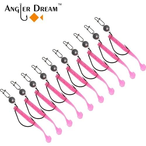 Ninnow Lure Fishing Lures Lot 2020 Swimbait Fishing Hook Set 4/0 & Fishing Swivels Weights Sinkers & Snaps