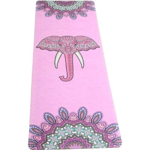 Manufacturers selling non-toxic high slip rubber pad suede Natural Rubber Yoga Mat multi pattern choice