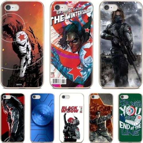Silicone Phone Cover Bag Winter Soldier Bucky Comics For iPod Touch For iPhone 11 Pro 4 4S 5 5S SE 5C 6 6S 7 8 X XR XS Plus Max