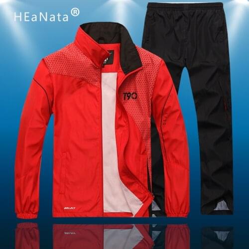 Sport Suit Men Loose Sports Suits Loose Tracksuits Mens Fitness Running suits Set Warm Jogging Tracksuit Team clothing
