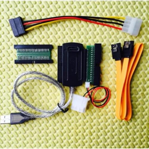 USB2.0 high speed to ide 44P SATA electronic hard disk HDD SSD DOM card reader 44hole 44pin sata CF dom adapter