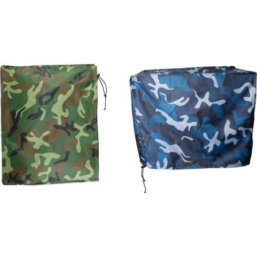 2 Pieces Waterproof Boat Outboard Motor Protector Cover for 70-150 HP Engine