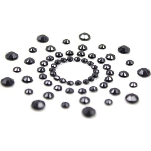 1 Pair Big Classic Festival Breast Bling Gem Cluster Self Adhesive Stick On Jewels Body Paint Decor At Clubbing