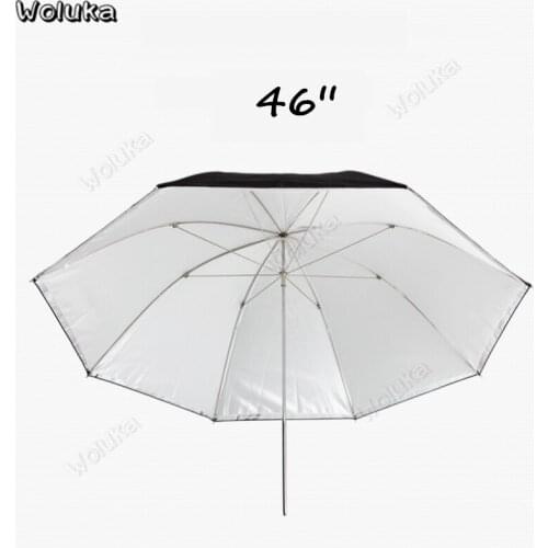 46" double-layer photo studio umbrella Reflective soft white umbrella photography One-whole handle hard ribs CD50 T10