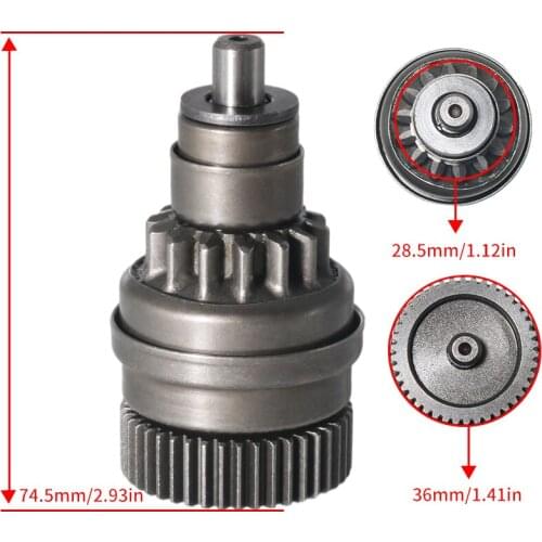 Motorcycle engine parts Starter Drive Bendix for Suzuki 31370-41D00 3137041D00 RGV250 RGV250V V AG100 Address V100