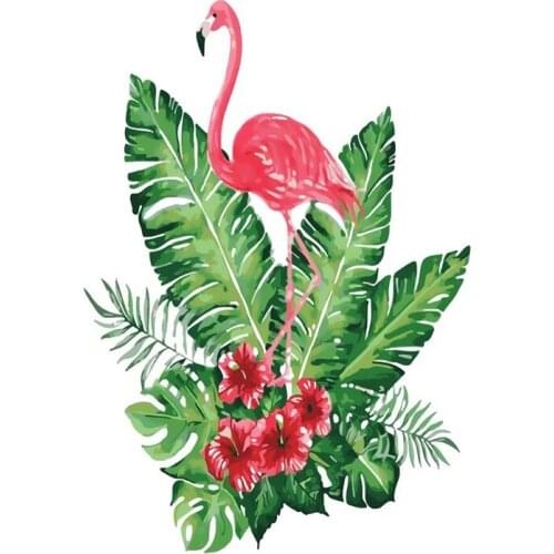DIY Paint By Numbers On Canvas Flamingo Home Decoration Acrylic Paint Draw By Number Animal Unique Gift Unframe