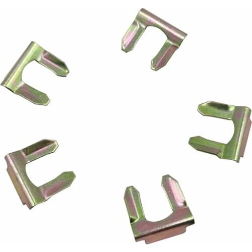 Flex Hose Retainer holds hose to Bracket -U Clip, horseshoe Clips 5 pc set