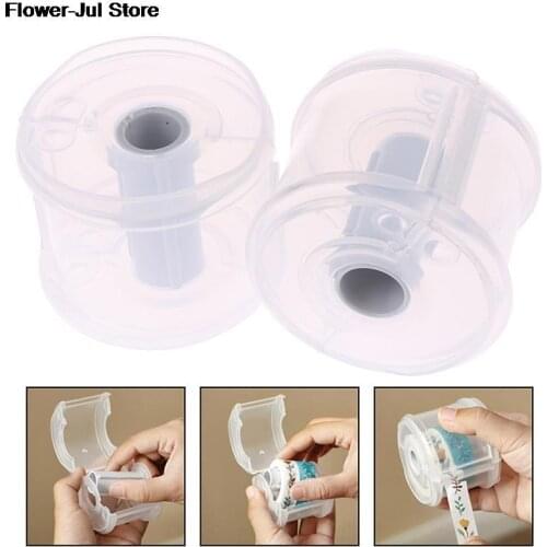 Simple Stationery Masking Tape Cutter Office Supplies Transparent Tape Holder Diy Tape Peripheral Tool Office Tape Dispenser