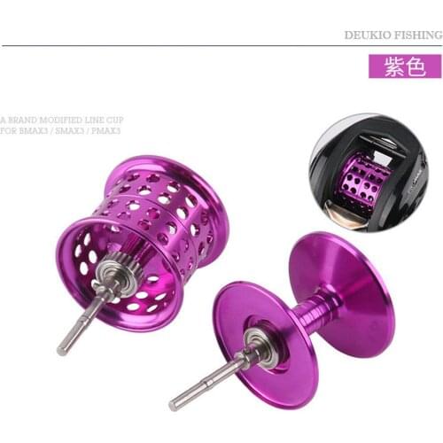 2021 Metal Wire Cup Aluminium Alloy Fishing Reel Light Weight Microcast Spool Diy Fishing Accessories For P3/b3/smax3