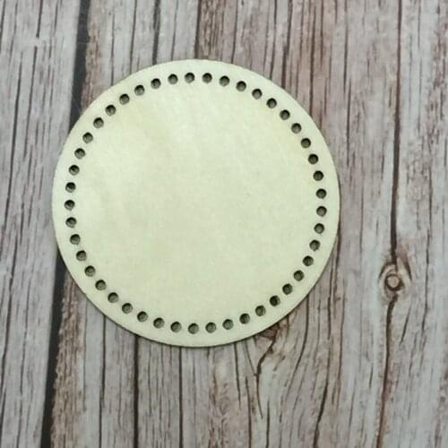 50 pcs circle round unfinished wood ornaments chinese cross stitch