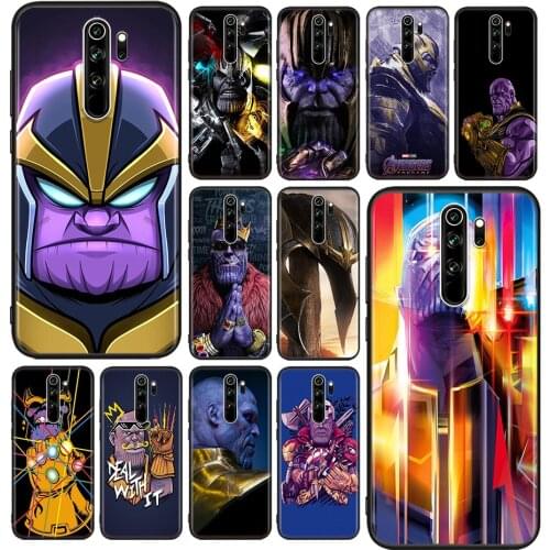 Marvel Thanos For Xiaomi Redmi Note 10S 10 9 9S 9T 8T 8 7 6 5 Pro Max 5A 4X 4 5G Soft Silicone Phone Case