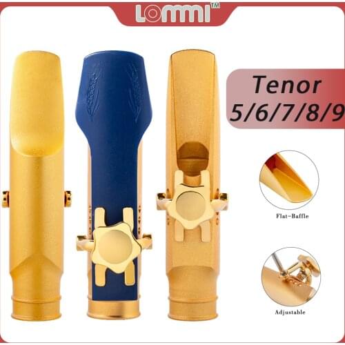 LOMMI Super Quality Concert Player Tenor Sax MTP Saxophone Mouthpiece Saxfone Tenor Mouthpiece Tip Size 5/6/7/8/9 Mouth Pieces