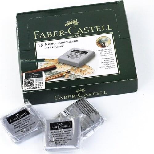 Germany Faber-castell Kneaded Rubber Eraser Soft Sticky Gum Pencils Erasers For Sketch School Correction Art Supplies Stationey