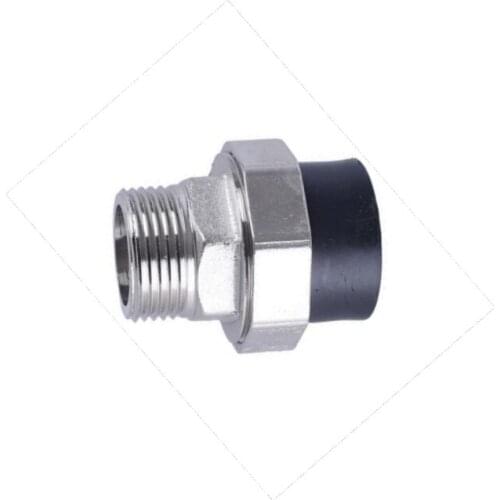 PE outer wire joint 3/4" /1 " pe hot melt irrigation solenoid valve joint fittings