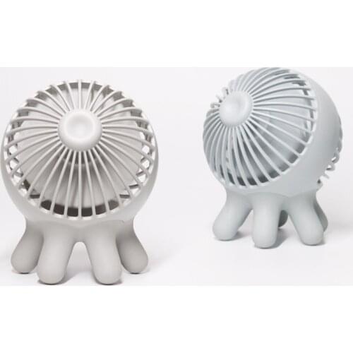 Portable Mini Handheld Fan USB Charging Mute Office Fan Air Cooler Three-speed Wind Speed Adjustable