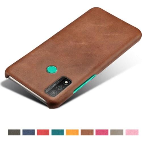 Luxury Vegan PU Leather Cover On The For Huawei P Smart 2020 Funda Wearable Slim Coque For HUAWEI Psmart 2020 6.21" Case Shell