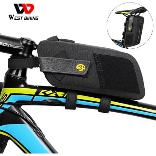 Cycling Bicycle Bags Top Tube Front Frame Bag Reflective Waterproof Big Capacity MTB Bike Pannier Case Bike Accessories