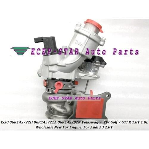 TURBO IS38 06K145722H 06K145722A 06K145702N 06K 145 722H Turbocharger For Audi A3 2.0T For Volkswagen VW Golf 7 GTI R 1.8T 1.8L