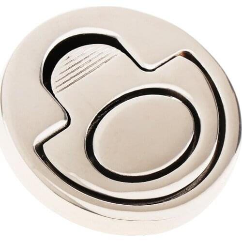 Flush Ring Pull 316 Stainless Steel Ring Pull Handle Marine Flush Lifting Handle, Round Grip
