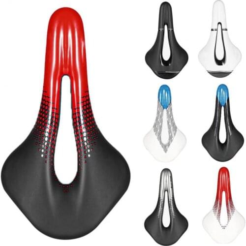 Mountain Bike Bicycle Saddle Comfortable Breathable Cycling Accessories Hollow Cushion Bike Seat Bike Saddle Cycling Cushion Pad