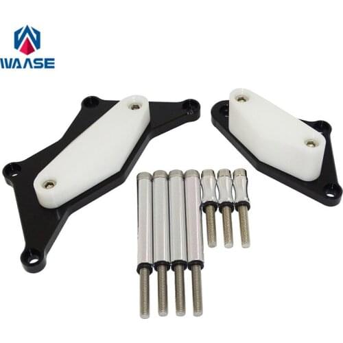 Waase Crash Pad For Kawasaki Z800 ZR800 2013 2014 2015 2016 2017 2018 Left & Right Engine Stator Clutch Frame Slider Protector
