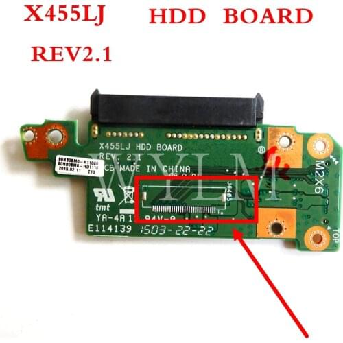 X455LJ HDD board REV 2.1 /REV3.1 for ASUS X455LJ X455LD A455L Y483L W419L X455L HDD board Test well