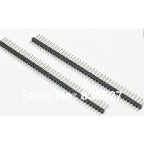 100pcs /lot spacing 2.54MM Single Row Pin 1 * 40 PIN ordinary
