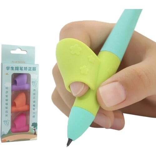 3Pcs Pencil Holder Writing Aid Pen Grip Posture Writing Correction Tool Kids For Children Homework Drawing Correction Tool