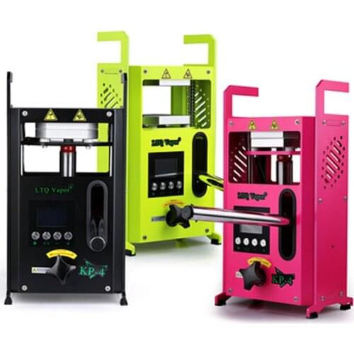 4ton Hydraulic Rosin Press Machine KP 4 Heat Press 4 x 4inch dual heated plates Portable Oil Wax Extracting Tool 5 color 800W