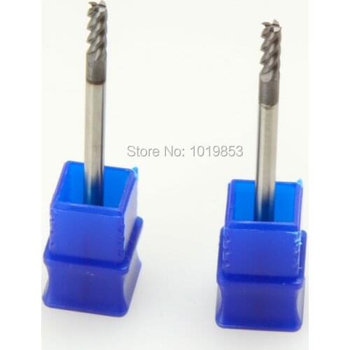 5pcs CGS-250 3X3X50L HRC50 SOLID tungsten carbide end mill Hartmetall-Schaftfraser for stainless steel SUS304 or 316