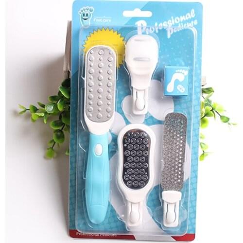 6 in 1 Replaceable Foot File Feet Rasps Removable Handle Callus Shaver Remover Hard Dead Skin Trimmer Pedicure Foot Care Tools