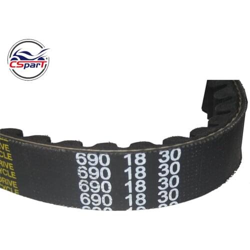 690 18 30 CVT Drive Belt GY6 49CC 50CC 139QMB Scooter ATV Jonway Baotian Roketa Taotao Parts