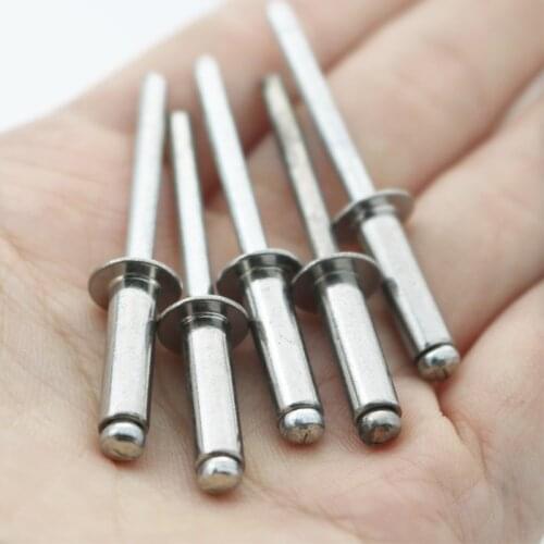 M4 50/200 Pcs aluminum blind rivet, Pull Nails tool Round Head Fastening accessories